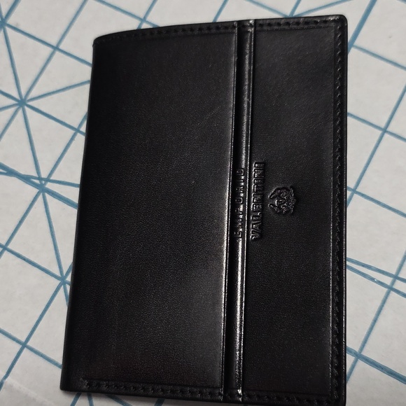 EMPORIO VALENTINI Mens Leather Black Wallet NIB - Picture 10 of 12